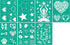 Silk Screen Stencils, Reusable Chalk Stencil Transfer Mesh Stencils for Wood Fabric DIY Home Decor 7pcs set 8.5x11 inch...