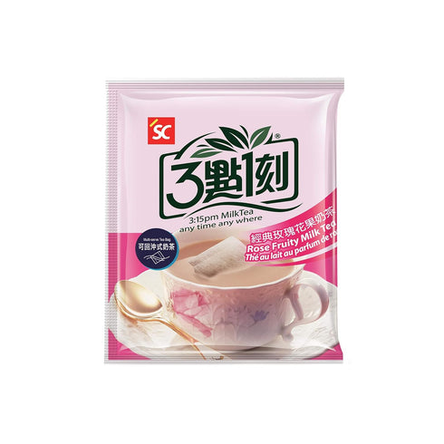 3:15pm Milk Tea - Classic Series - Authentic Bubble Tea (10 teabags) (Rose Fruity Milk, 10)...
