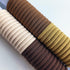 150pcs Cotton Hair Ties Seamless Elastics Hair Loops No Crease Scrunchies No Damage Hair Bands 1.58inch Traceless Ponytail Holders for Thick Hair ...