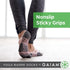 Gaiam Yoga Barre Socks - Non Slip Sticky Toe Grip Accessories for Women & Men...