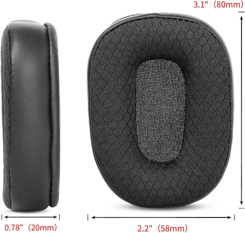 TaiZiChangQin Upgrade Ear Pads Ear Cushions Kit Replacement Compatible with VXI BlueParrott B450-XT B650-XT S450-XT Bluetooth Headphone Fabric Ear...