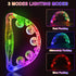 Aywewii LED Tambourine, Light Up Toys Handheld Musical Flashing Tamborine Autism Toys Party Supplies for Birthday Anniversaries Gifts for Kids Adu...