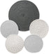 5-Pcs Trivet Pot Holder: Round Woven Potholders Set - 100% Cotton Braided Hot Pads - Coasters - Table Mats for Cooking and Baking One 11.8 Inch an...