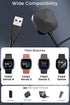 Compatible for Fitbit Sense/Sense 2/Versa 4/Versa 3 Charger Replacement 3.3FT USB Magnetic Fast Charging Cable Dock Stand for Fitbit Sense/Sense 2...