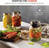 Bormioli Rocco Quattro Stagioni set of 4 Clear Airtight Mason Jars, 17 Oz. Made from BPA Free Durable Glass, Made In Italy....