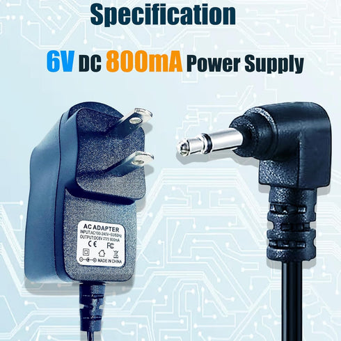 DC AC Power Adapter for Mr Heater MH18B Big Buddy & Tough Buddy Heater 6 Volt US Compatible with mr heater parts F274865 F274830 MH18BRV...