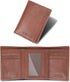 Genuine Leather Trifold Mens Wallet RFID Blocking 6 Credit Card Slots 1 ID Window Section for Bills 2 Hidden Pockets | Gift for Him (Choco)...