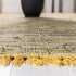 SAFAVIEH Rag Rug Collection Accent Rug - 2'3" x 5', Yellow & Multi, Handmade Boho Stripe Cotton, Ideal for High Traffic Areas in Entryway, Living ...