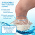 100% Waterproof Cast Covers for Shower Leg - Tight Seal - Reusable Adult 2pk Half Leg Cast Protectors - Knee, Ankle, Foot...