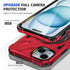 for iPhone 15 Plus Case with Screen Protector+360°Ring Holder Stand+Camera Lens Protector,Compatible with MagSafe,Dual Layer Protective Sturdy Mag...