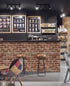 Red Brick Wallpaper, Self-adhesive Peel and Stick Waterproof and Removable Good for Home Decoration and Furniture Renovation (17.5X 196 Inch)...