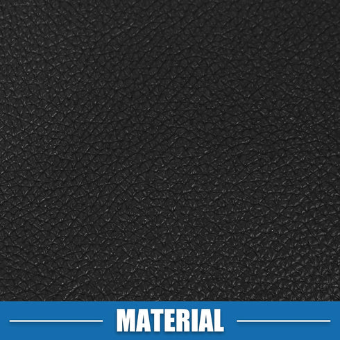 Car Shift Boot Cover Universal Gear Shift Knob Boot Dust Cover Faux Leather Black with Red Line...