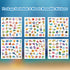 214 PCS Ocean Animals Reusable Sticker Books for Kids, 6 Sheets Reusable Stickers for Toddlers, Cute Waterproof Toddler Stickers Age 3+, Window Cl...