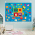 WATINC My Plate Felt-Board Stories Set 3.5Ft 53Pcs Preschool Vegetables Fruit Protein Grains Flannel Food Diary Classroom Theme Early Learning Pla...