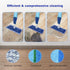 6 Pack Microfiber Cleaning Replacement Pad for Bona Mop,Washable Reusable Microfiber Cleaning Mop Pad for Hardwood Floor,Wet Dry Use,2 Deep Cleani...