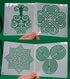 20PCS Celtic Knot Stencils, Traditional Irish Designs, 6 X 6 Inch Reusable Mylar Stencil for DIY Crafts and Decorations, Celtic Stencil for Painti...