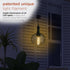 Alpine Corporation 10" Tall Hanging Solar Powered Outdoor Mesh Lantern with LED Lights, Black...