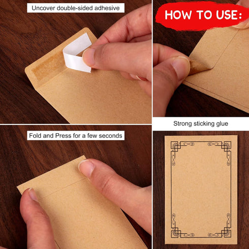 Eaasty 200 Packs Seed Envelopes Coin Envelopes 2.3x3.5 Inches Small Parts Kraft Seed Saving Envelopes Self Adhesive Seed Storage Packets for Stora...