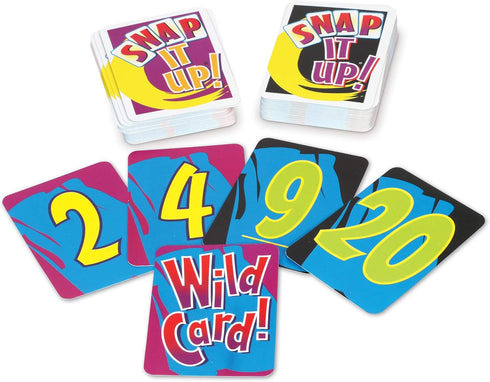 Learning Resources Snap It Up! Math: Addition and Subtraction Card Game,90 Cards, 2-6 players, Grades 1+, Ages 6+...
