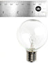 Hometown Evolution, Inc. (Box of 25) G50 Clear C9 E17 5/8" Intermediate Base - 2 Inch 7 Watt Replacement Light Bulbs...