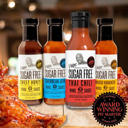 G Hughes Sugar Free, Thai Chili Wing Sauce - Sugar Free Sweet Chili Sauce, Gluten Free Chili Sauce, Thai Sweet Chili Sauce, Keto Sauces and Dressi...