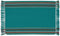 Design Imports Southwest Table Linens, 13-Inch by 19-Inch Placemat, Agate Blue Hacienda Stripe Fringed...