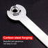 12PCS Single Open Ended Wrench Set Silver Flat Spanner Combination 1.5mm Ultra Thin Repair Tool for Limited Space Conditions...