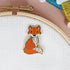 Caterpillar Cross Stitch Needle Minder - Fox for Cross Stitch, Sewing, Embroidery and Needlework Accessories, Enamel and Magnetic...