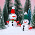 EORTA 200 Pcs Red Carrot/Water Drop Shaped Buttons Creative Wooden Snowman Nose Buttons with 2 Holes for DIY Crafting Sewing Decortaion, 4 Sizes...