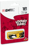 Emtec M700 Flash Drive, 16GB, Daffy Duck USB 2.0 Capless Slide-Open System...