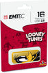 Emtec M700 Flash Drive, 16GB, Daffy Duck USB 2.0 Capless Slide-Open System...
