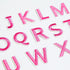 72 PCS Iron on Letters Numbers Patches, Embroidered Patches Letters A-Z Numbers 0-9 Applique for Clothes, Dress, Hat, Jeans, DIY Accessories, Pink...