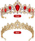 FRCOLOR Crystal Queen Crown for Women, Rhinestone Tree Branch Queen Crowns Wedding Tiaras and Crowns Princess Quinceanera Headpieces for Birthday ...