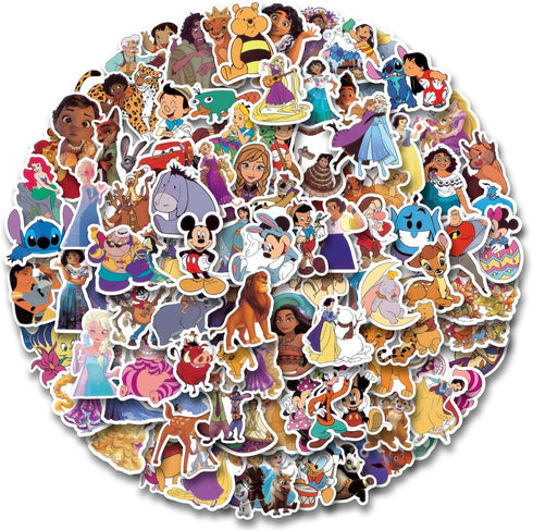 200 Pieces Cute Cartoon Stickers Pack for Suitcase Skateboard Laptop Computer Water Bottles Car Teens Boys Girls Decal Waterproof Vinyl Sticker...