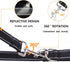 Double-Sided Reflective Dog Leash for Large & Medium and Small Dogs, Strong and Durable Pet Nylon Leashes with Soft Padded Handle Leashes,Puppy Le...