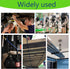 Generic YLNDM Cable Clamp 30PCS 1/4 INCH, 304 Stainless Steel Cable Clamps with 10 Screws 10 Nuts Rubber Cable Clamps for Tube,Hose,Automotive Wir...
