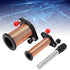 Electromagnetic Induction Coil, Induction Coil Electromagnet Kit, Demonstration Teaching with Primary Secondary Cylindrical Iron Core Physics Tran...