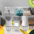 Air Wick Plug in Scented Oil Refill, 5 Ct, Fresh Mango & Kiwi, Air Freshener, Essential Oils, Spring Collection...