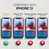 SPORTLINK for iPhone 13 Waterproof Case, Built-in Shockproof Dustproof Screen Protector, IP68 Underwater Full Body Sealed Dropproof Protective Cov...