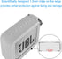 TXEsign Travel Protective Silicone Stand Up Carrying Case Compatible with JBL GO 2 Portable Bluetooth Waterproof Speaker (Grey)...