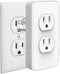 Power by SimplySmart Home, Dual Outlet Timer/Automation, DIY, USB Charger, Nightlight, No tools, No wiring, Snap on, Alexa, Google Assistant, iOS,...