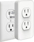 Power by SimplySmart Home, Dual Outlet Timer/Automation, DIY, USB Charger, Nightlight, No tools, No wiring, Snap on, Alexa, Google Assistant, iOS,...