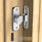 90 Degree Flip Barn Door Lock, Sturdy 304 Stainless Steel Gate Latch, Home Security Sliding Door Lock Best for Barn, Bathroom, Bedroom, Cabinet, G...