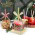 24 Pack Bling Candy Apple Sticks and Bags Kits, Caramel Apple Wooden Skewers,Food Bamboo Decorative Sticks for Rice Krispie Treats Cookie Cake Pop...