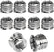 1/4"-20 Female to 3/8"-16 Male Tripod Thread Adapter LUORNG 10PCS Standard Screw Adapter Reducer Bushing Converter for DSLR Camera Camcorder Monop...