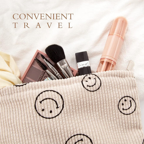 Travel Makeup Brushes Set: 4 in 1 Small Travel Makeup Brushes Mini Facial Makeup Brushes Retractable Makeup Brush Professional Foundation Blending...