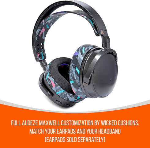 WC HeadbandZ Maxwell - Upgraded Silicone Headband for Audeze Maxwell by Wicked Cushions - Enhanced Flexibility, Comfort, and Style with Matching E...