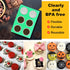 3Pcs Oreo Cookie Chocolate Silicone Mold, 6-Cavity Round Cylinder Oreo Chocolate Cover Molds for Candy, Silicone Baking Molds for Mini Cakes, Jell...