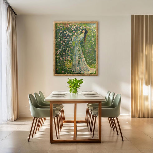 Posterizer 1 pcs-delicate vintage floral garden art-oil painting inspired 4-Collectibles & Fine Art-Retro Art-Gift for Men Women Entrepreneur Teen...