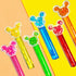 Mouse Party Favors 24Pcs Glitter Mouse Bubble Wands for Kids Cute Mouse Ear Bubble Wand for Cartoon Mouse Theme Birthday Party Supplies Classroom ...